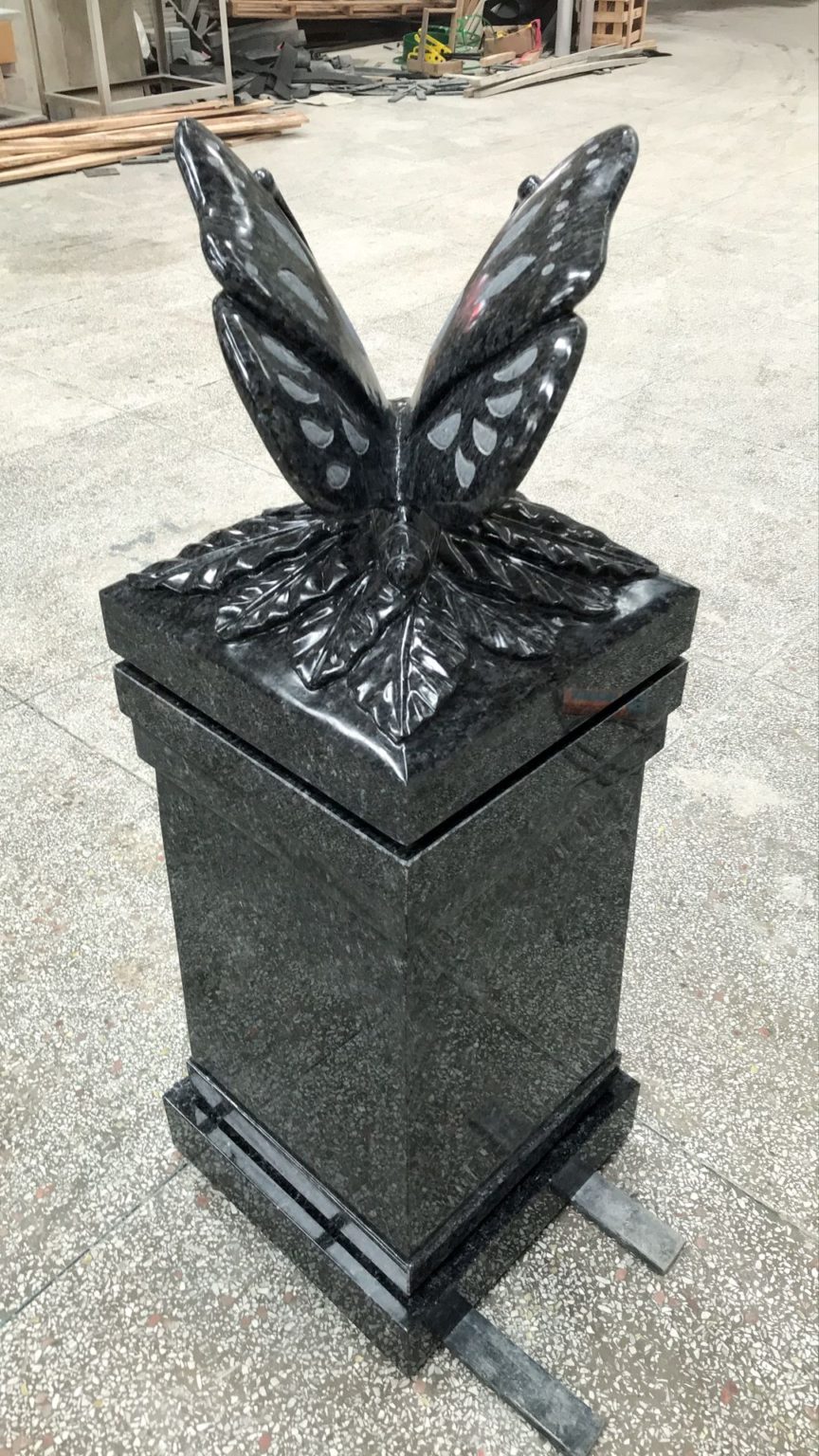 Butterfly Design Granite Headstones Easonstone