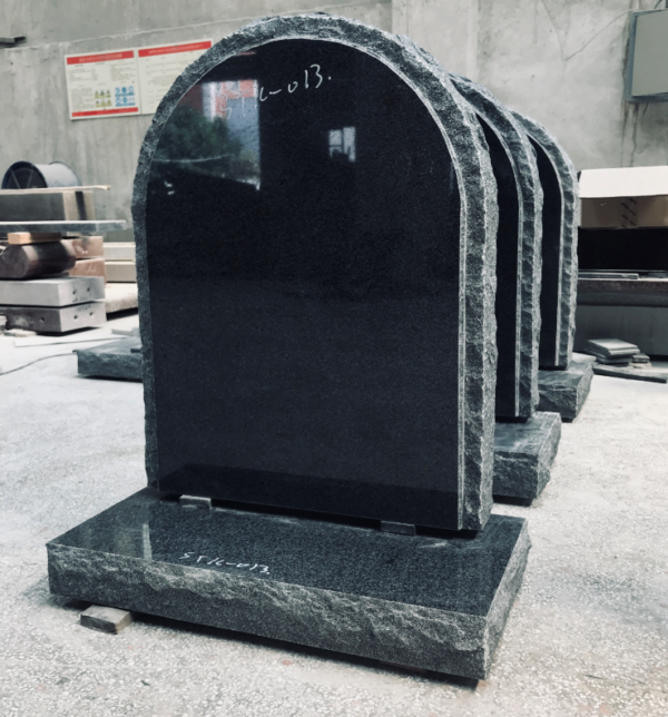 G654 Dark Grey Granite Headstone Easonstone   4 600x644 